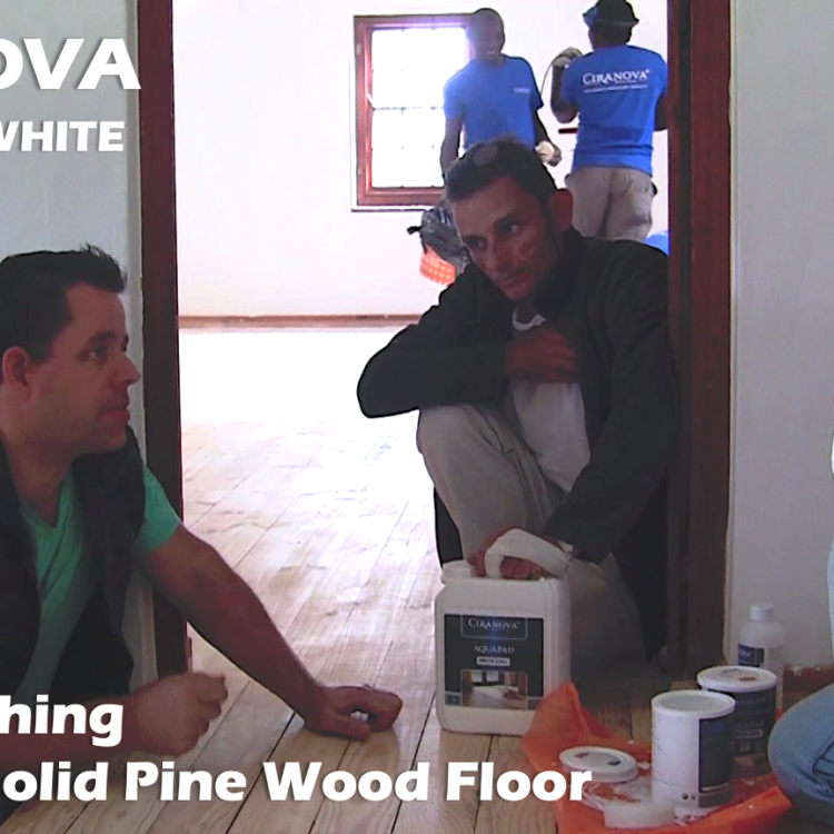 Vlog S2,E20 | Whitewashing A Solid Pine Floor | Ciranova Aquapad